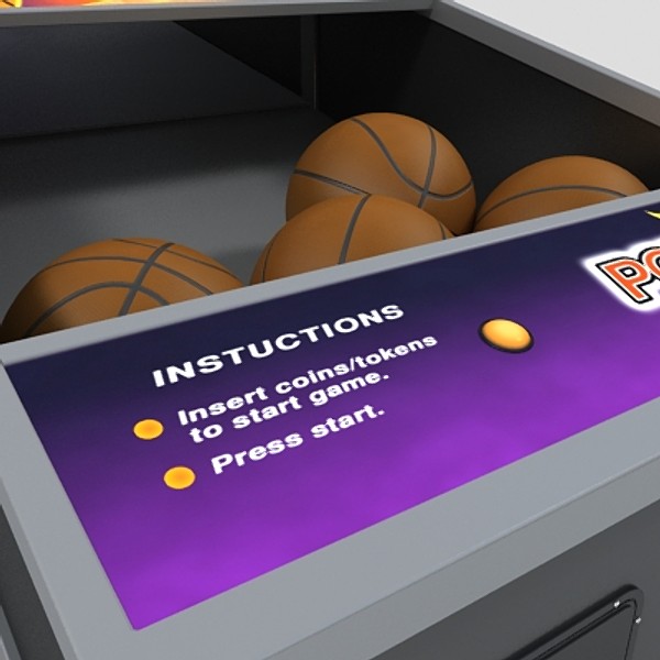 maya arcade basketball - arcade basketball by monkeyodoom